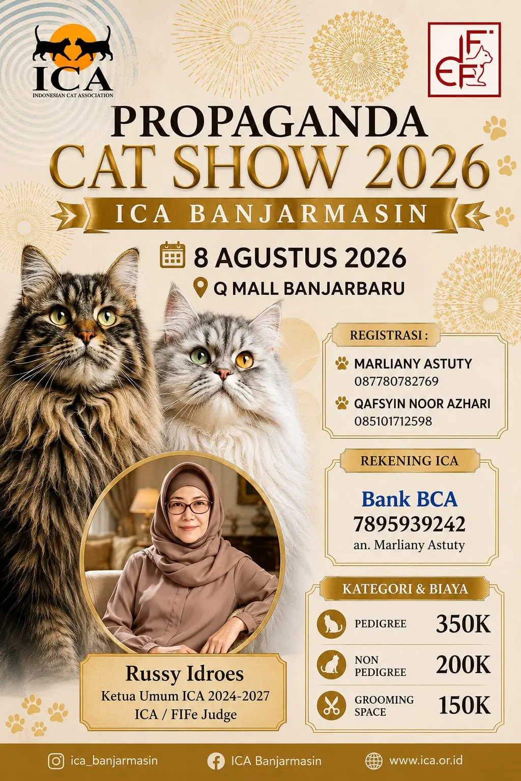 Propaganda Cat Show 2026 ICA Banjarmasin, Siap Digelar!